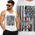 TANK TOP HORROR ROCK N ROLL GUITAR